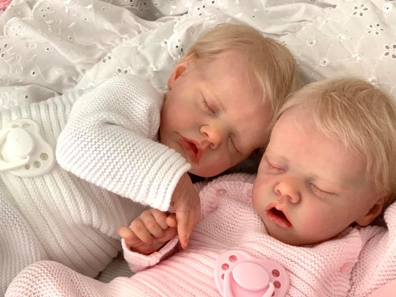 Baby Products For 1 Year Old - NPK 18inch Preemie Reborn Doll TwinA