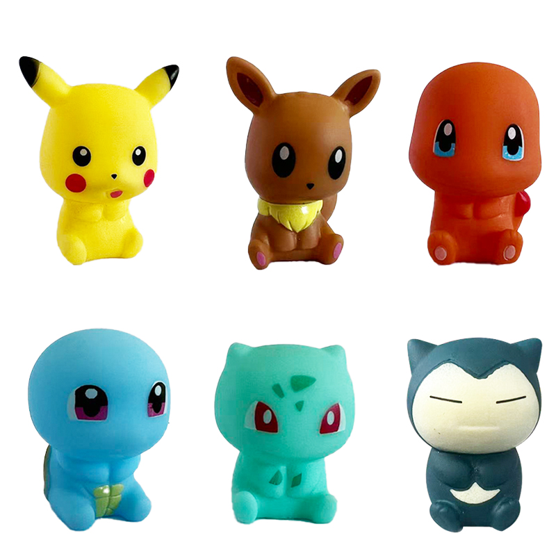 6Pcs Pokemon Bath Toys Pikachu - огляд і ціна Baby Products Combo