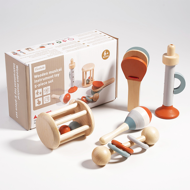 5Pcs Baby Musical Instruments  - огляд і ціна Baby Rattle Toy Set