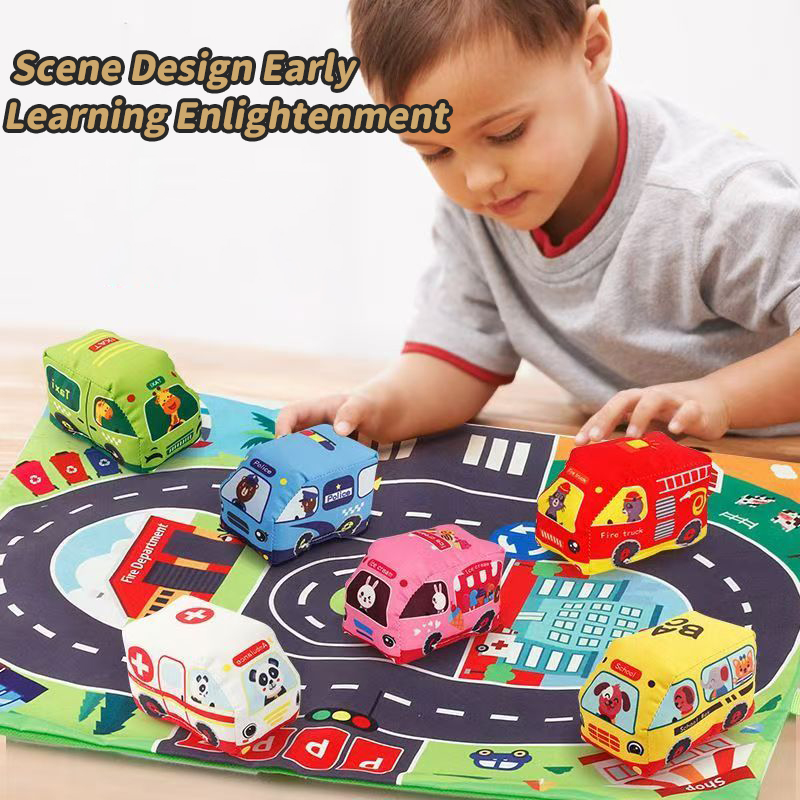 Soft Car Toy Set for Babies wi - огляд і ціна Baby Rattle Toy Set