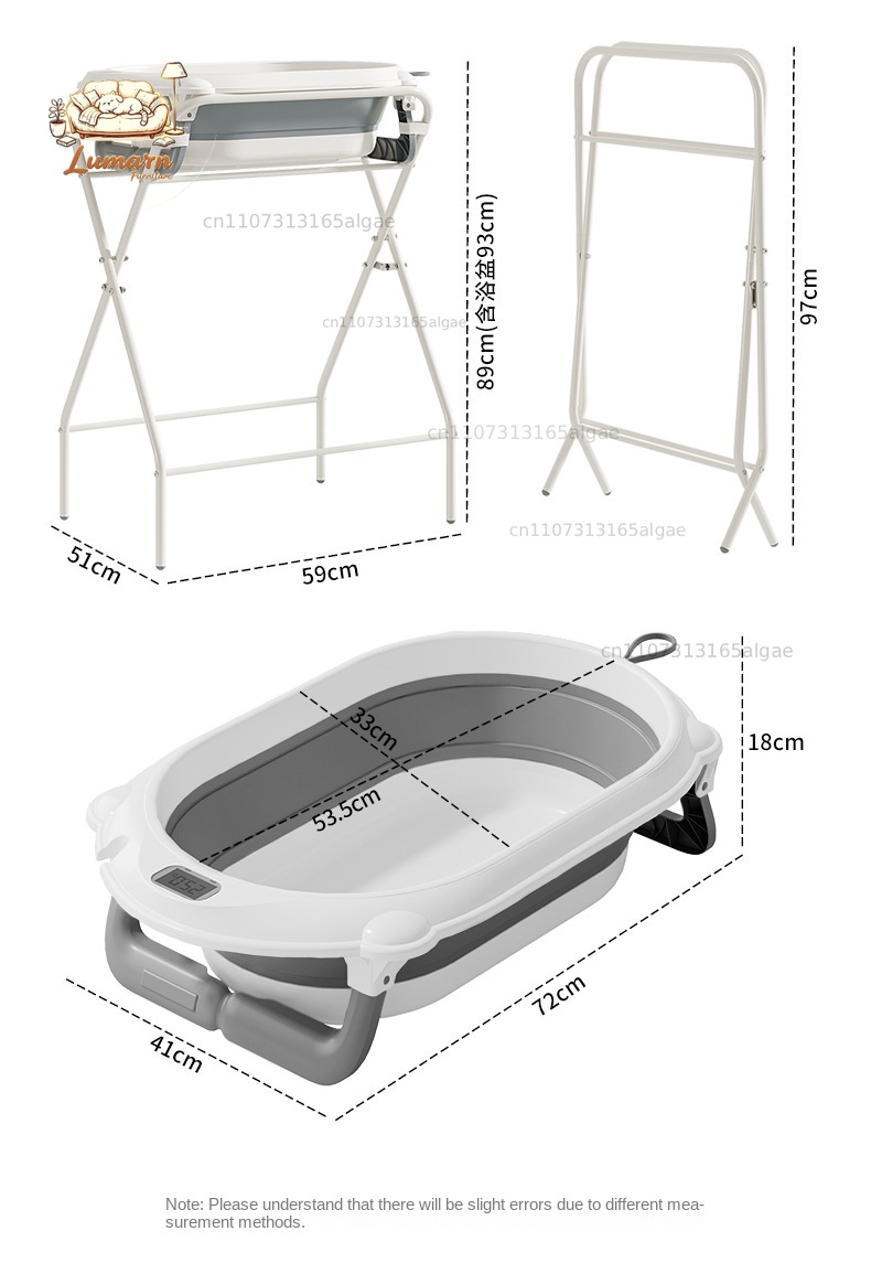 Baby Bath Tub with Stand and T - огляд і ціна Baby Bath Tub Foldable