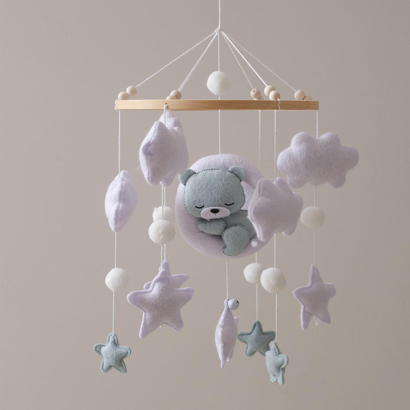 Baby Crib Mobile Wooden 0-12 M - огляд і ціна Baby Rattle Toy Set