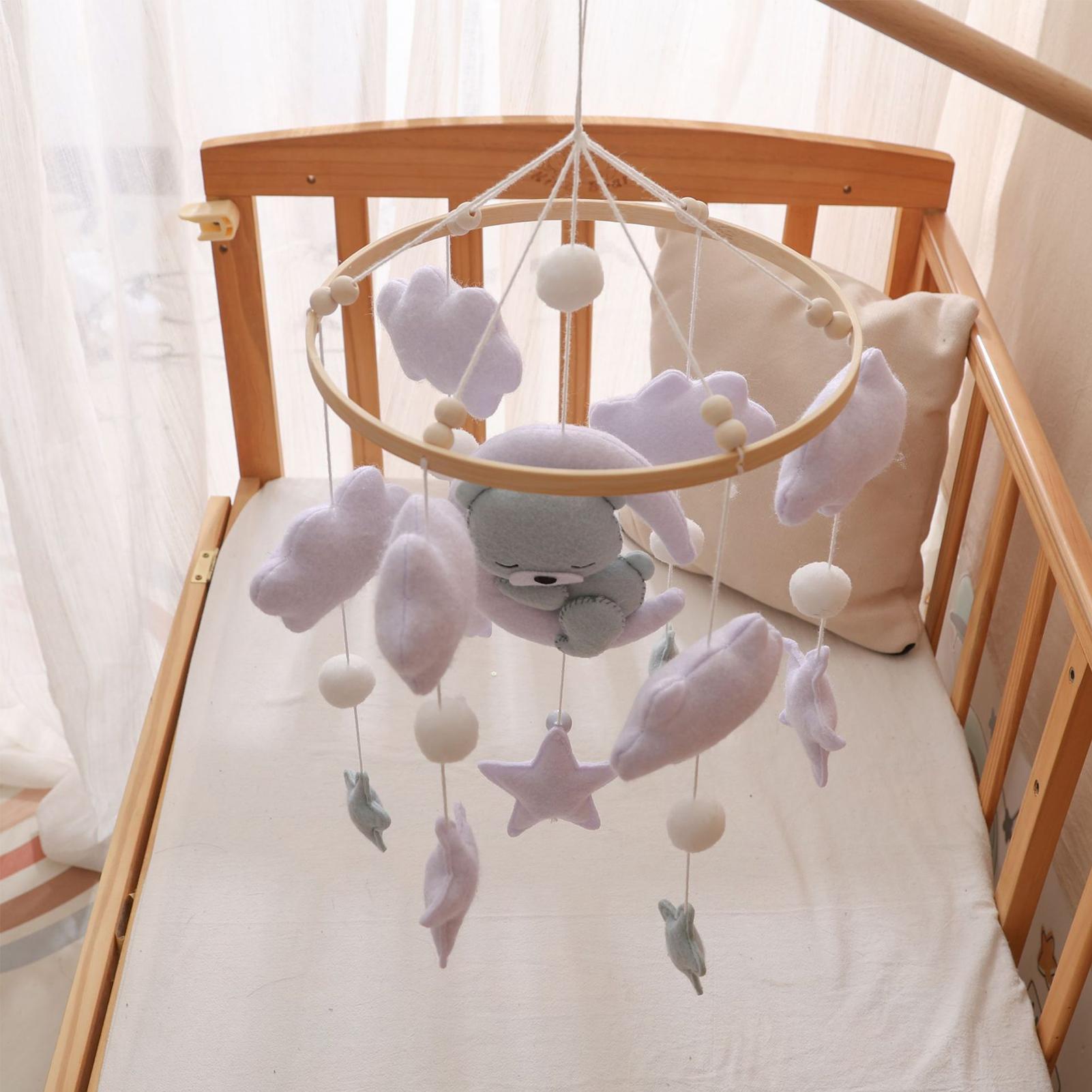 Baby Crib Mobile Wooden 0-12 M - огляд і ціна Baby Rattle Toy Set